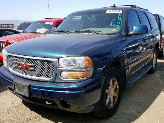 1GKEK63U56J113810 - 2006 GMC YUKON DENA BLUE photo 2