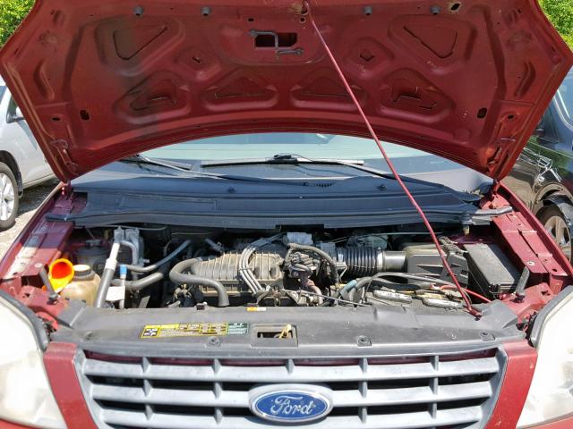 2FMDA57614BA88479 - 2004 FORD FREESTAR S RED photo 7