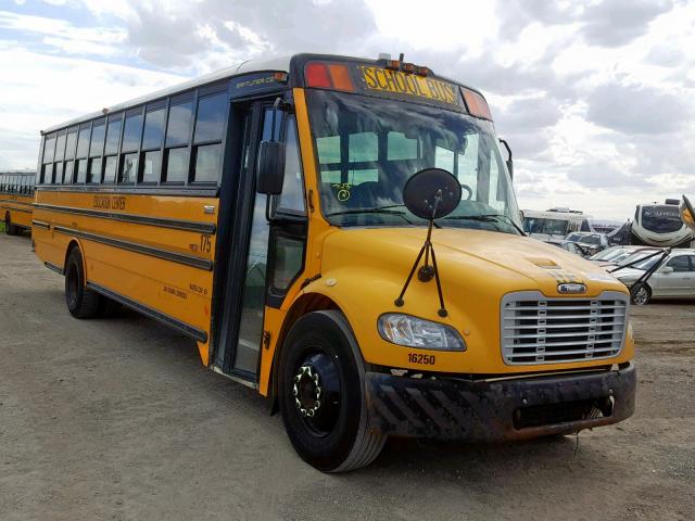 4UZABRCS57CX59716 - 2007 FREIGHTLINER CHASSIS B2 YELLOW photo 1