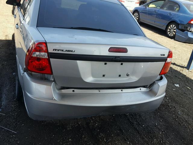 1G1ZS58N28F111942 - 2008 CHEVROLET MALIBU LS SILVER photo 9