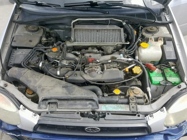 JF1GG296X2H825664 - 2002 SUBARU IMPREZA WR SILVER photo 7