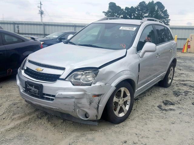 3GNAL3EK5ES566704 - 2014 CHEVROLET CAPTIVA LT SILVER photo 2