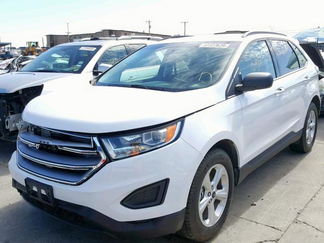 2FMPK3G94JBC37231 - 2018 FORD EDGE SE WHITE photo 2