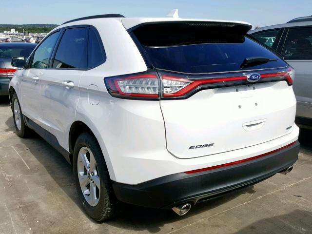 2FMPK3G94JBC37231 - 2018 FORD EDGE SE WHITE photo 3