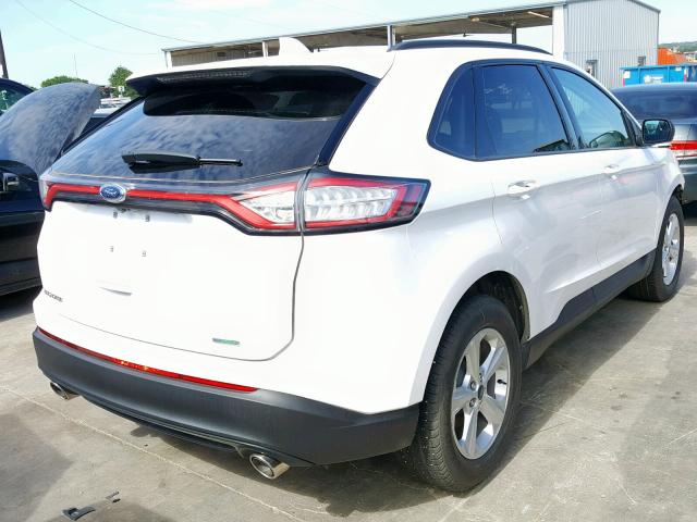 2FMPK3G94JBC37231 - 2018 FORD EDGE SE WHITE photo 4