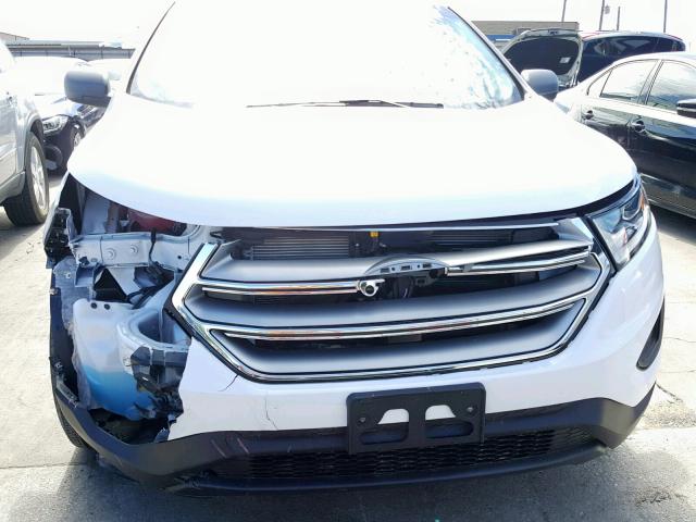 2FMPK3G94JBC37231 - 2018 FORD EDGE SE WHITE photo 9