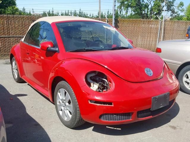 3VWRG31YX9M409008 - 2009 VOLKSWAGEN NEW BEETLE წითელი ფოტო 1