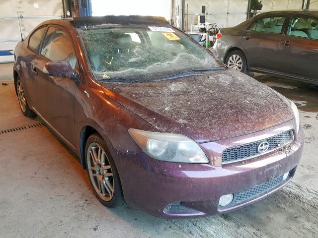 JTKDE177250057604 - 2005 TOYOTA SCION TC მუქწითელი ფოტო 1