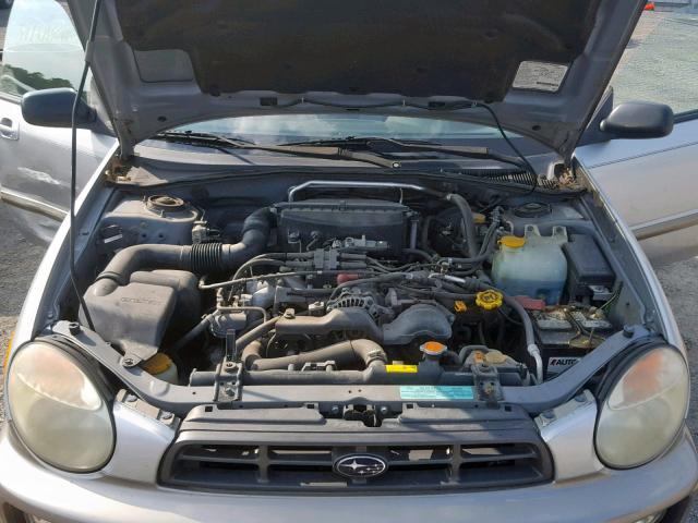 JF1GG68523G806968 - 2003 SUBARU IMPREZA OU SILVER photo 7