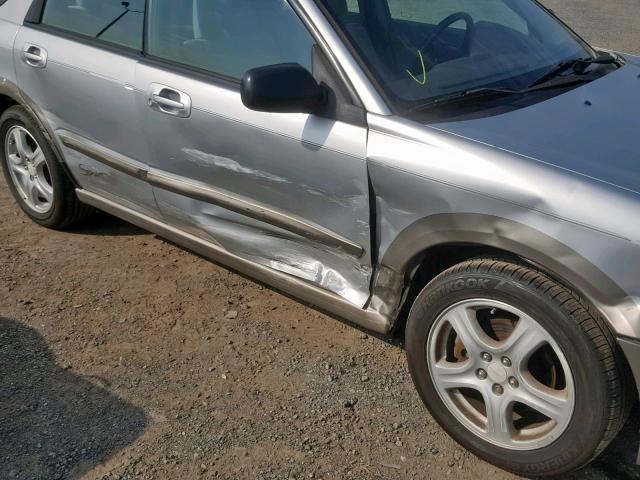 JF1GG68523G806968 - 2003 SUBARU IMPREZA OU SILVER photo 9