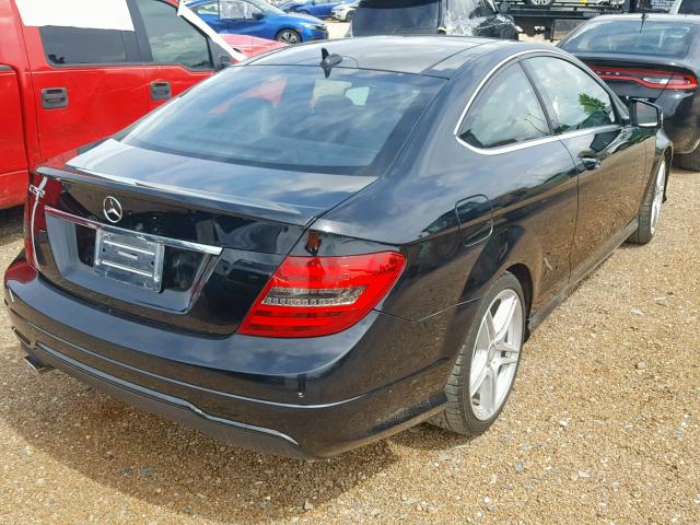 WDDGJ4HB0DG031311 - 2013 MERCEDES-BENZ C 250 BLACK photo 4