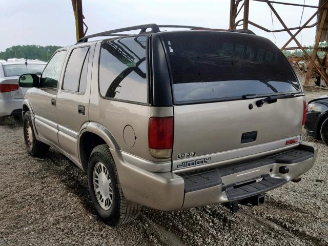 1GKDT13WXY2108967 - 2000 GMC JIMMY / EN GRAY photo 3