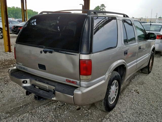 1GKDT13WXY2108967 - 2000 GMC JIMMY / EN GRAY photo 4