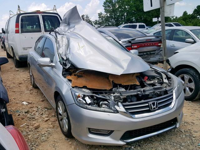 1HGCR2F82DA030887 - 2013 HONDA ACCORD EXL SILVER photo 1