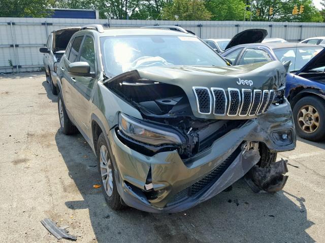 1C4PJMLB9KD295191 - 2019 JEEP CHEROKEE L GREEN photo 1