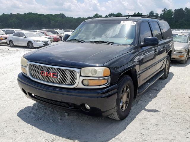 1GKFK66U63J165572 - 2003 GMC YUKON XL D BLACK photo 2