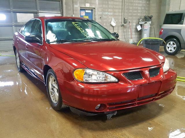 1G2NF52E43M695028 - 2003 PONTIAC GRAND AM S RED photo 1