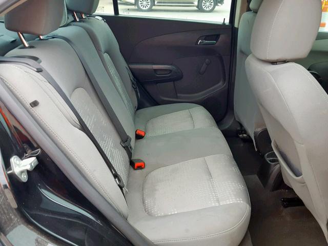 1G1JA5SH2C4212132 - 2012 CHEVROLET SONIC LS BLACK photo 6