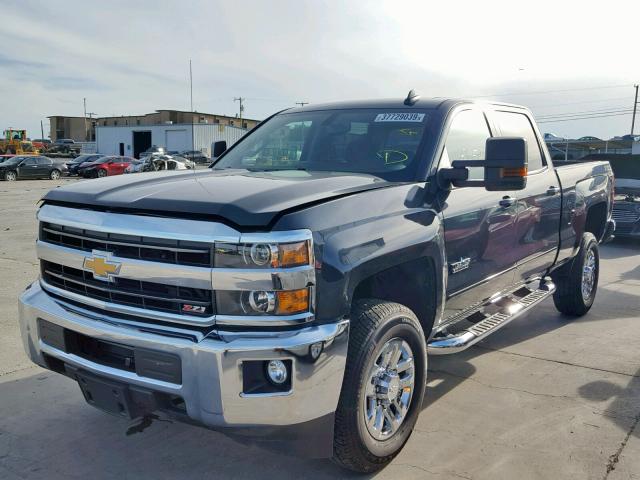 1GC1KSEG2KF193266 - 2019 CHEVROLET SILVERADO GRAY photo 2