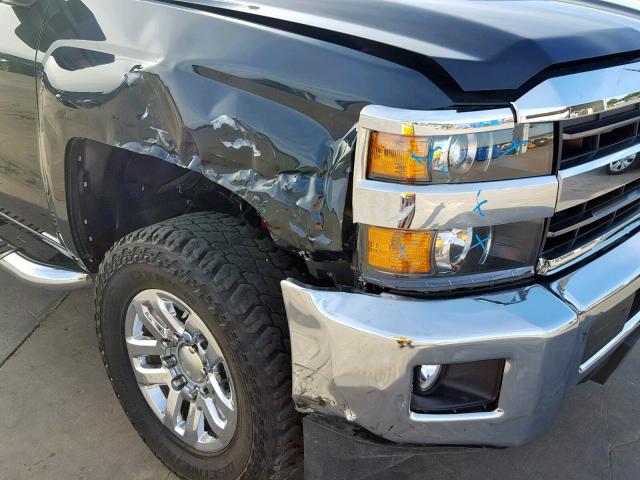 1GC1KSEG2KF193266 - 2019 CHEVROLET SILVERADO GRAY photo 9