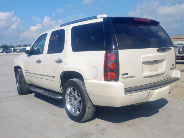 1GKS1EEFXCR166773 - 2012 GMC YUKON DENA WHITE photo 3