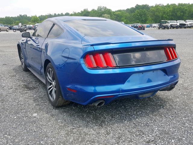 1FA6P8CF2H5329226 - 2017 FORD MUSTANG GT BLUE photo 3