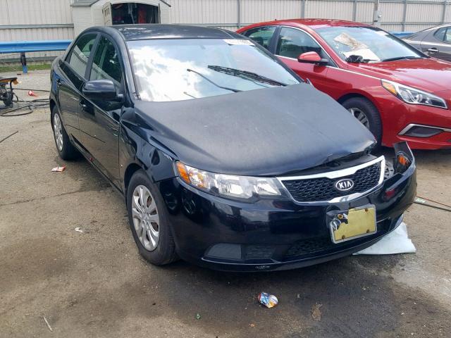 KNAFU4A26D5672480 - 2013 KIA FORTE EX BLACK photo 1