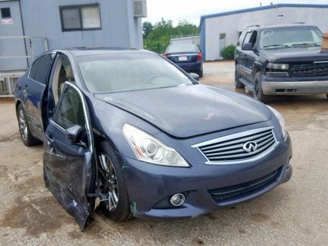 JN1CV6AP4BM503378 - 2011 INFINITI G37 BASE BLUE photo 1