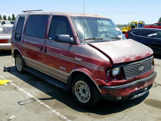 1GBDM15Z9KB238881 - 1989 CHEVROLET ASTRO RED photo 1