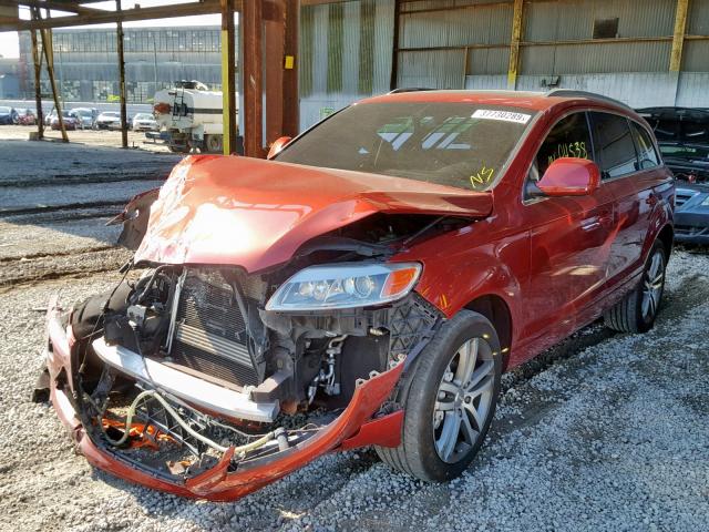 WA1BV74LX7D080654 - 2007 AUDI Q7 4.2 QUA RED photo 2