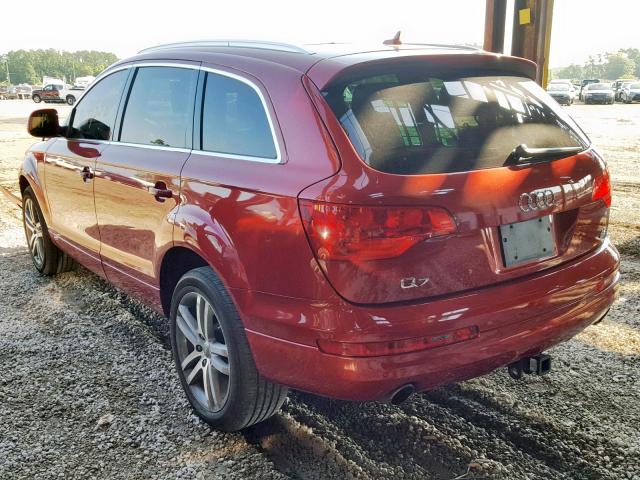 WA1BV74LX7D080654 - 2007 AUDI Q7 4.2 QUA RED photo 3