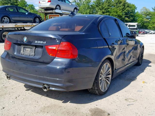 WBAPN7C57AA778269 - 2010 BMW 335 D BLUE photo 4