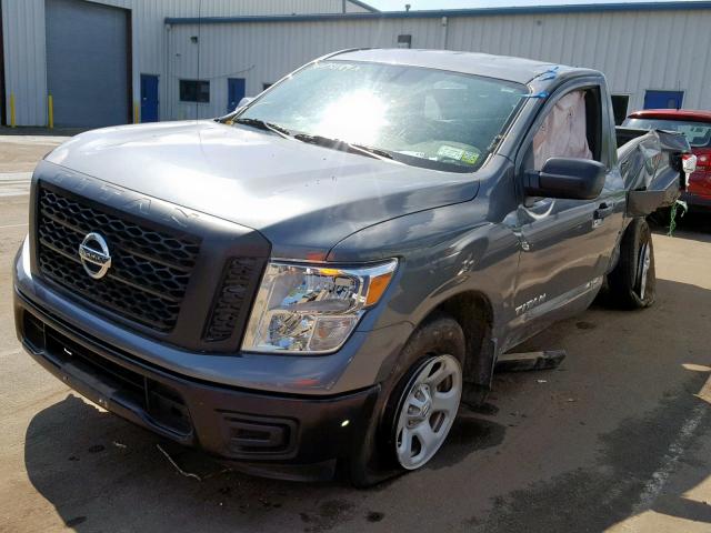 1N6AA1R84HN539684 - 2017 NISSAN TITAN S GRAY photo 2