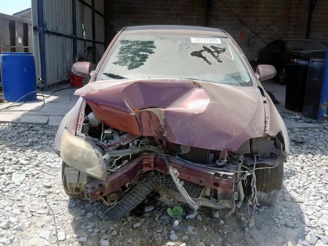 JTKDE167270157139 - 2007 TOYOTA SCION TC MAROON photo 7