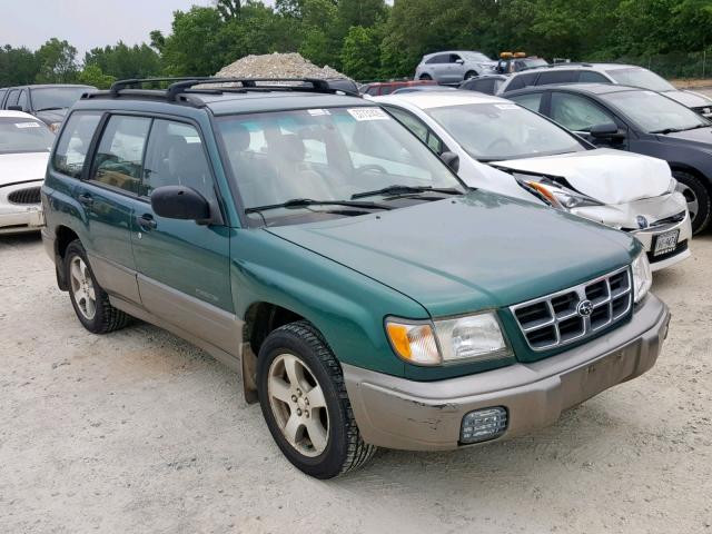 JF1SF6552YH700779 - 2000 SUBARU FORESTER S GREEN photo 1