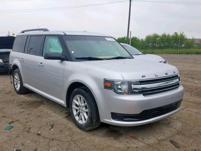 2FMGK5B87EBD39543 - 2014 FORD FLEX SE SILVER photo 1