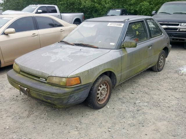 JM1BG2321L0155738 - 1990 MAZDA 323 BASE GRAY photo 2