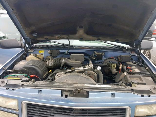 1GKEK13R0TJ712625 - 1996 GMC YUKON BLUE photo 7