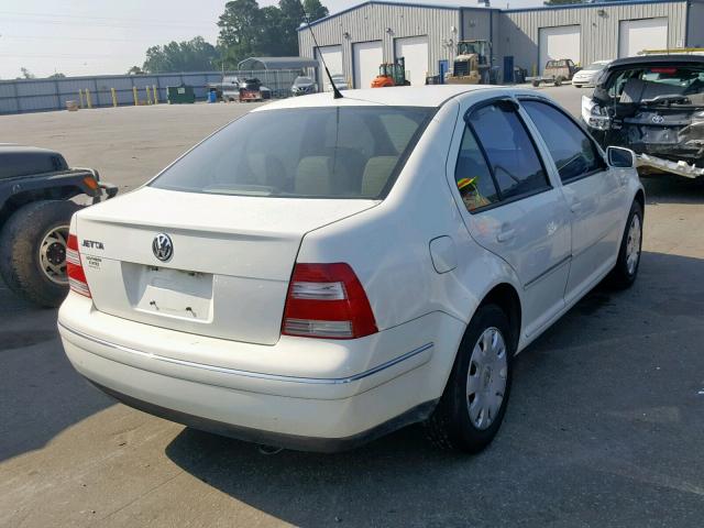 3VWRK69MX4M036451 - 2004 VOLKSWAGEN JETTA GL WHITE photo 4