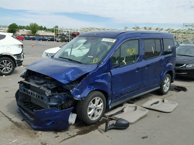 NM0GE9F78F1197119 - 2015 FORD TRANSIT CO BLUE photo 2