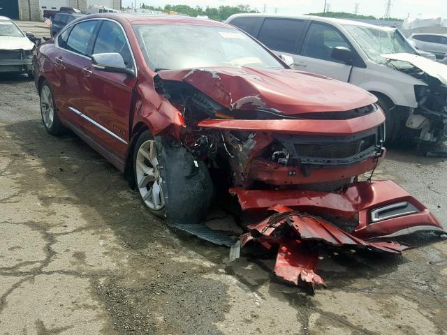 2G1155S39E9154142 - 2014 CHEVROLET IMPALA LTZ MAROON photo 1