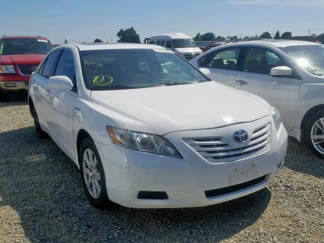 4T1BB46K48U049835 - 2008 TOYOTA CAMRY HYBR WHITE photo 1