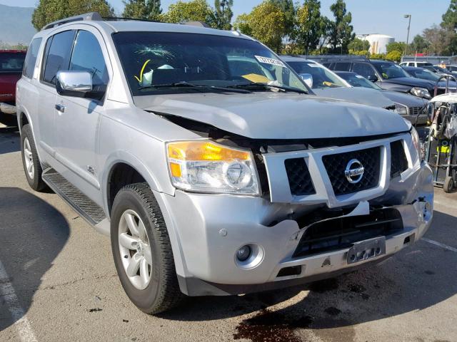 5N1AA08DX8N611561 - 2008 NISSAN ARMADA SE SILVER photo 1