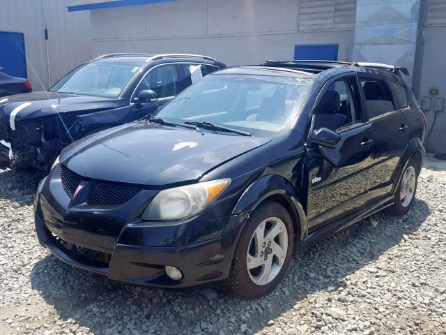 5Y2SL62824Z434301 - 2004 PONTIAC VIBE BLACK photo 2