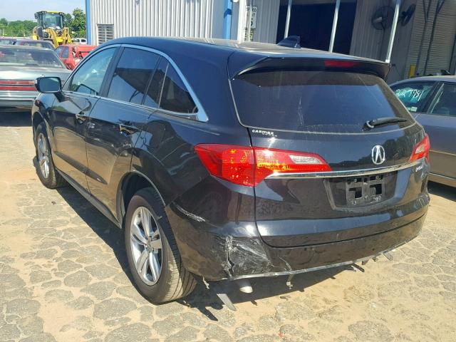 5J8TB3H39DL002679 - 2013 ACURA RDX BLACK photo 3