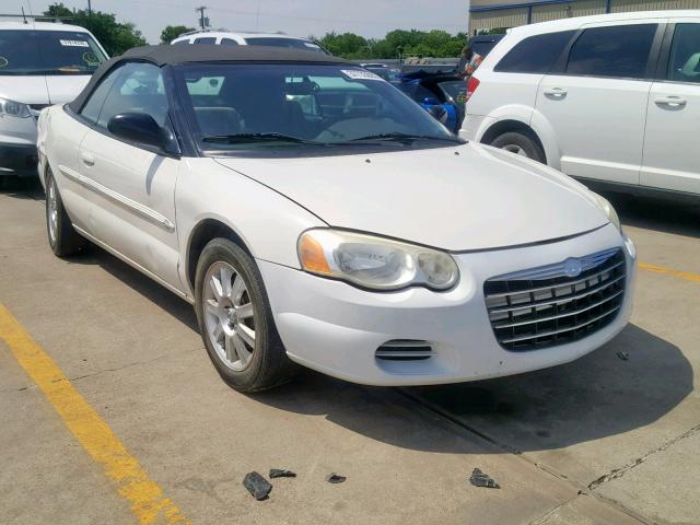 1C3EL75R35N516574 - 2005 CHRYSLER SEBRING GT WHITE photo 1