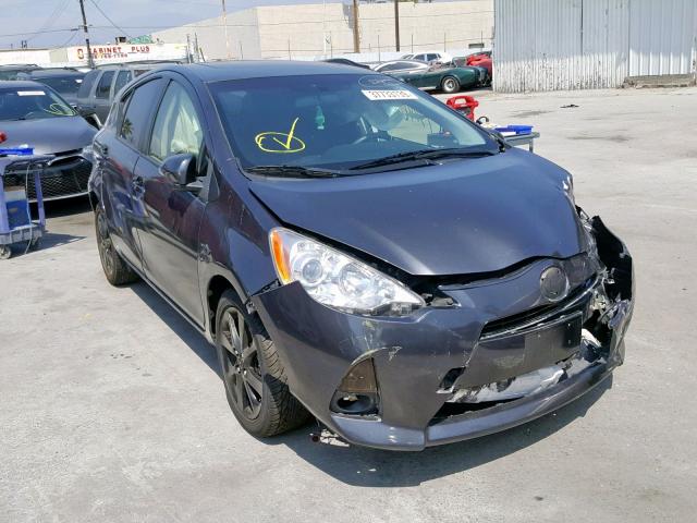 JTDKDTB38C1000588 - 2012 TOYOTA PRIUS C GRAY photo 1