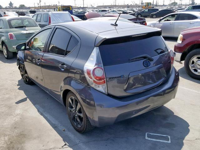 JTDKDTB38C1000588 - 2012 TOYOTA PRIUS C GRAY photo 3