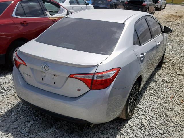 5YFBURHE9GP451896 - 2016 TOYOTA COROLLA L SILVER photo 4