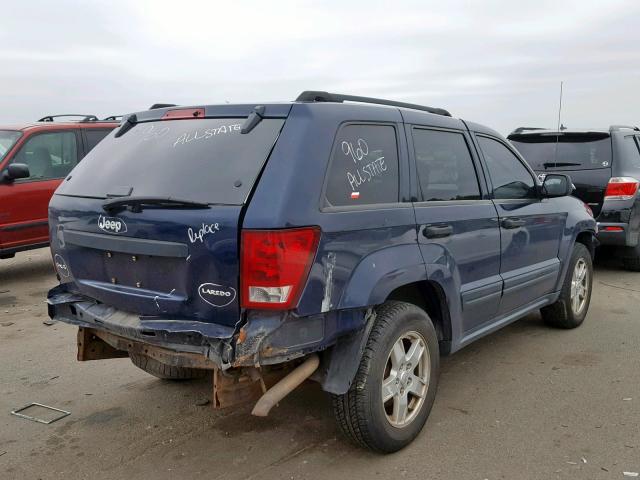 1J4GR48K15C571269 - 2005 JEEP GRAND CHER BLUE photo 4